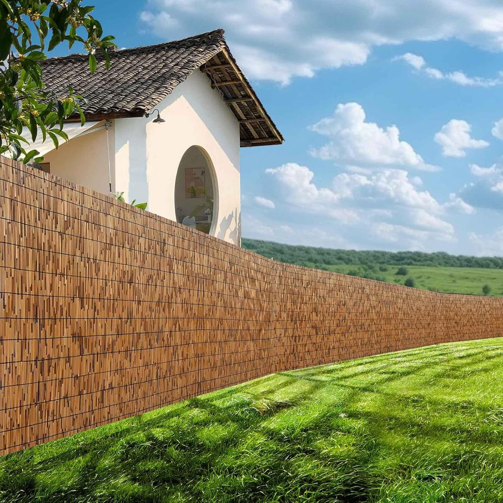Bamboo Fencing Roll 2x10ft Outdoor Privacy Garden Fence E3317