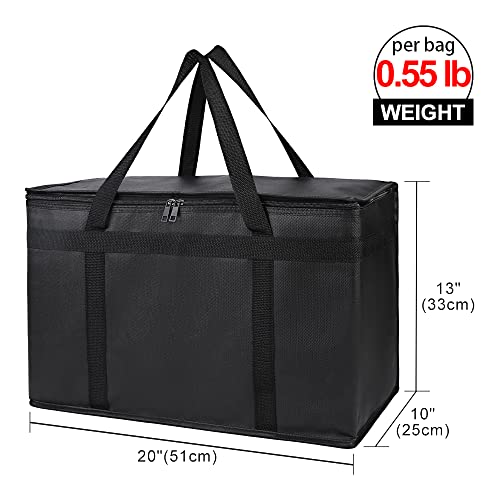 Insulated Food Delivery Bag Hot Cold Meal Carrier Cooler Tote K646948