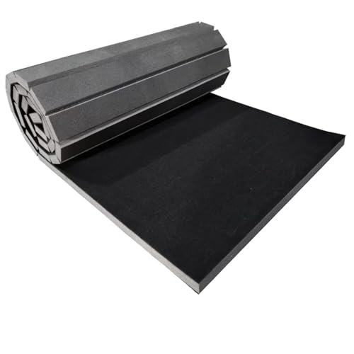 Indoor Gymnastics Track Mat with Grippy Carpet Top for Fitness and MMA U87004