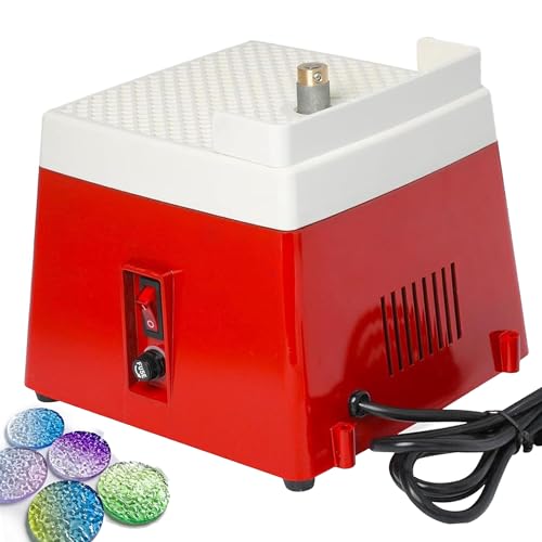 Glass Grinder for Stained Glass, Mini Portable Stained Grinder Tool with 5/8" Grinder Bits, for Glass Processing Arts and Decoration, Glass Grinder Machine