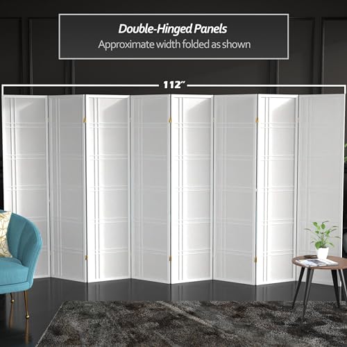 6 Panel Honey Room Divider X65165