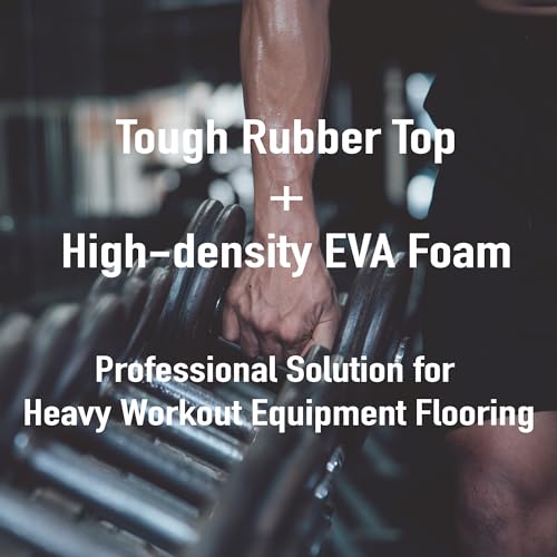 Exercise Mats 24 Sq Ft Interlocking EVA Foam for Home Gym I7577