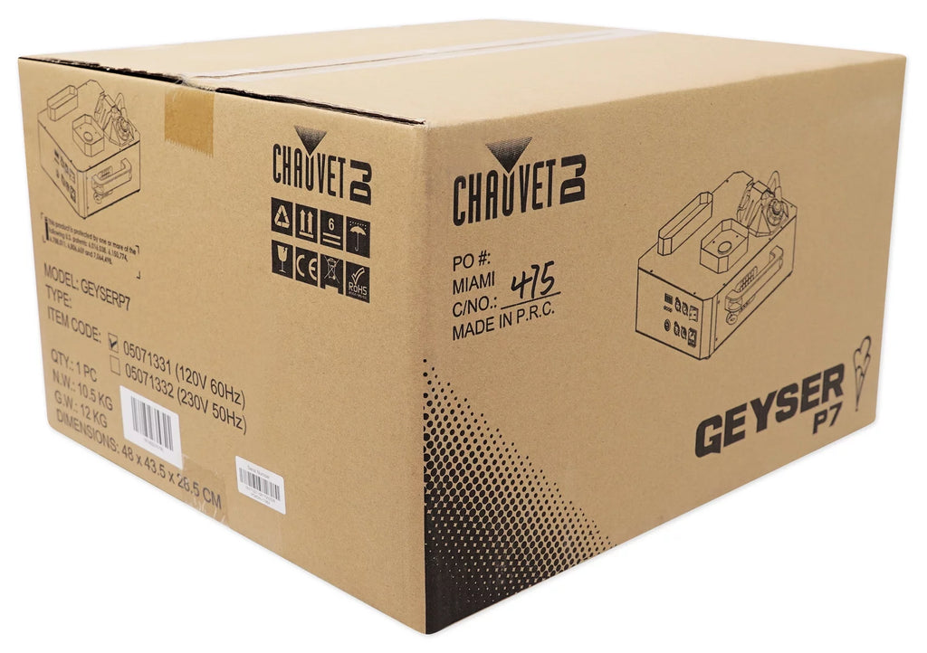 Fog Machine with RGBA+UV LED Effects J33838