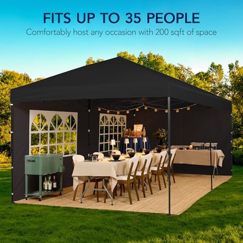 10x20 Party Tent, Waterproof Outdoor Canopy with Sidewalls Y555496