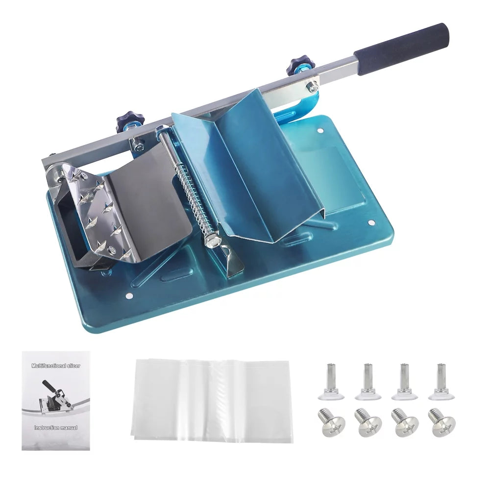 Manual Frozen Meat Slicer Stainless Steel Deli Cutter L970