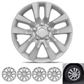 BDK Hubcap Wheel Covers Nissan Altima Style - 16 Inch Silver Replica Cover, OEM Factory Replacement (4 Pieces)