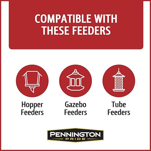 Wild Bird Seed for Outside Feeders, High-Protein, No-Waste, 15-lb Bag F570741