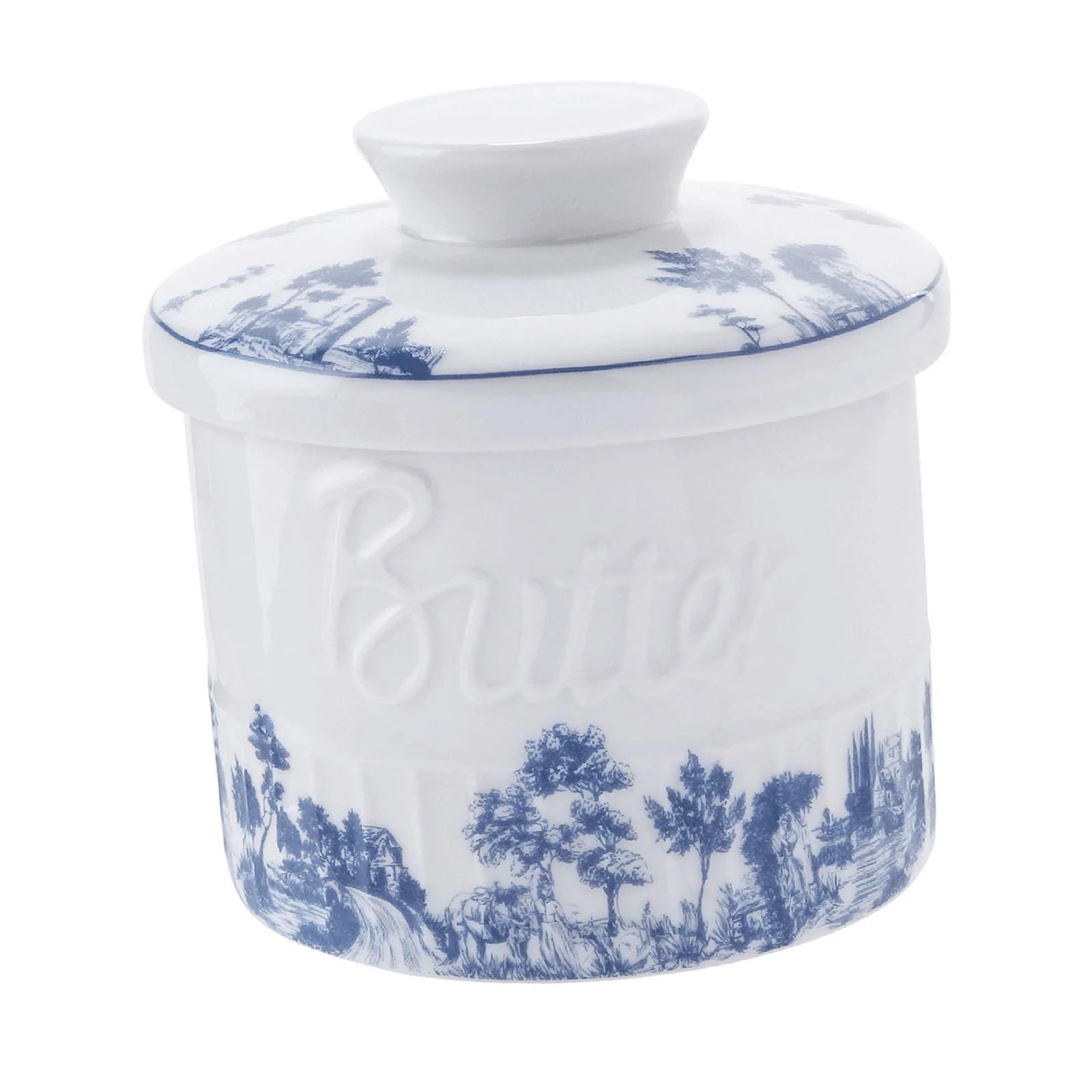 Butter Crock with Lid for Soft Butter, Durable Butter Container Z2395