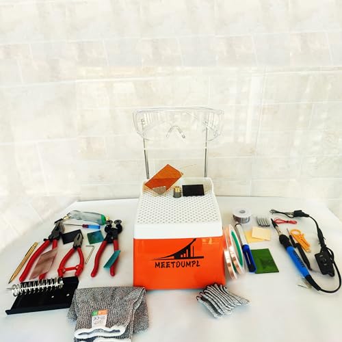Stained Glass Kit for Adults with Grinder, Soldering Iron, and Cutter F404025