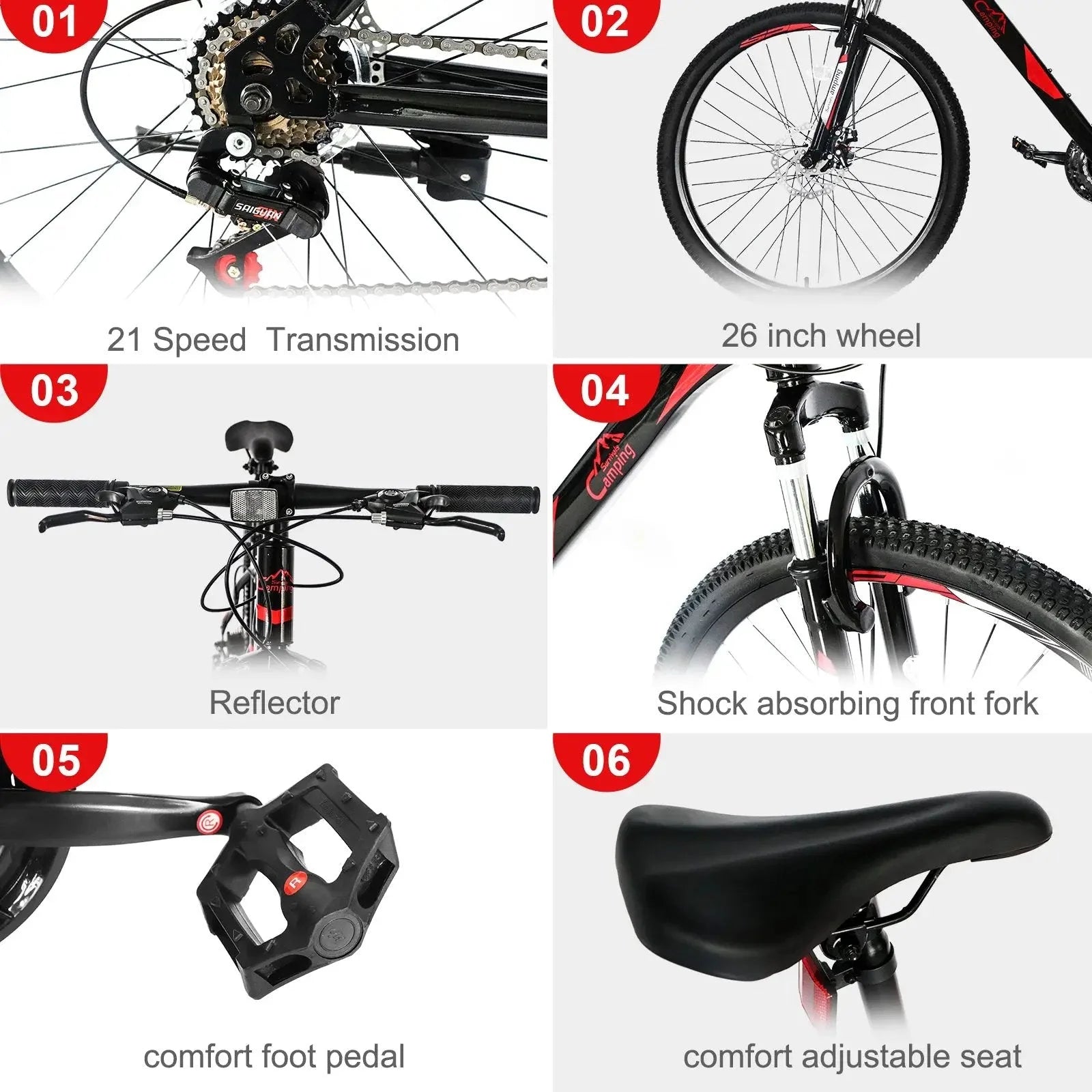 Mountain Bike 26 Inch 21 Speed K40923