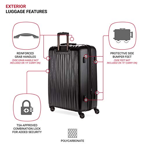 Expandable Hardside Carry-On Luggage with Spinner Wheels and TSA Lock F31623