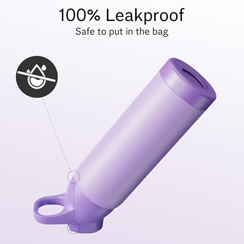 Insulated Stainless Steel Water Bottle with Straw, 24 oz X205853