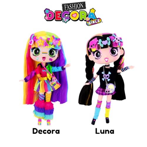 Decora Fashion Dolls, 11 inches, Set of 2 with Clothes and Accessories Q550