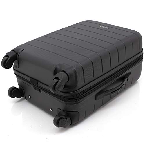 Smart Luggage Set with Cup Holder and USB Port, 20-Inch Carry-On K967
