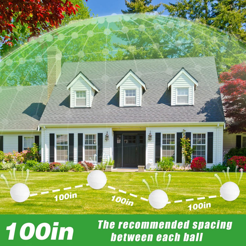 Deer Repellent for Yard, 24 Pack Z644