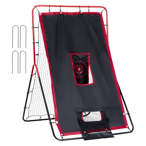 Baseball and Softball Rebounder Net with Pitching Target K192266