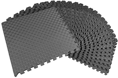 Puzzle Exercise Mat with EVA Foam Interlocking Tiles for MMA, Gymnastics and Home Gym N211438