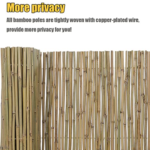 Bamboo Screen Fence Roll for Outdoor Garden Patio S37713