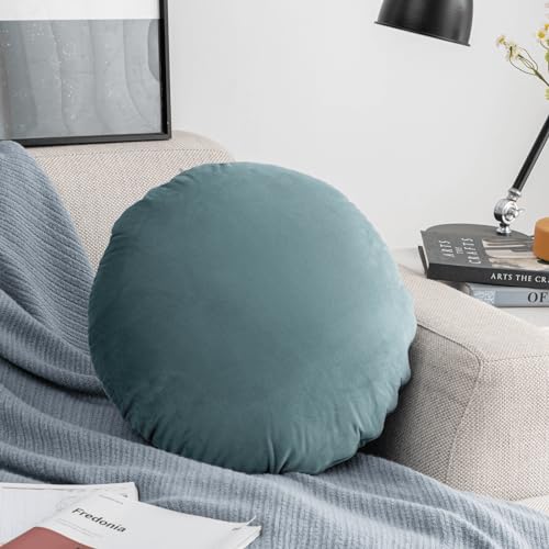 Round Throw Pillow 18" Super Soft Decorative Floor Pillow for Couch Bed Sofa T514519