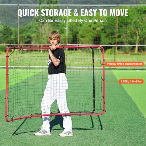 Baseball and Softball Rebounder Net with Pitching Target K192266