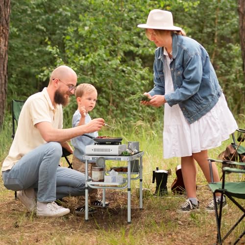 Folding Camping Table Small 2ft Portable Aluminum W647