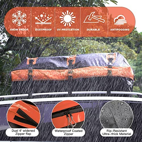 Soft-Shell Waterproof Rooftop Cargo Carrier for SUV, 21 Cubic Feet S158395