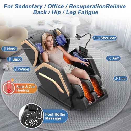 Massage Chair Full Body with Zero Gravity, Heating and Airbags C422