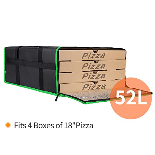 Insulated Food Delivery Bag Hot Cold Meal Carrier Cooler Tote K646948