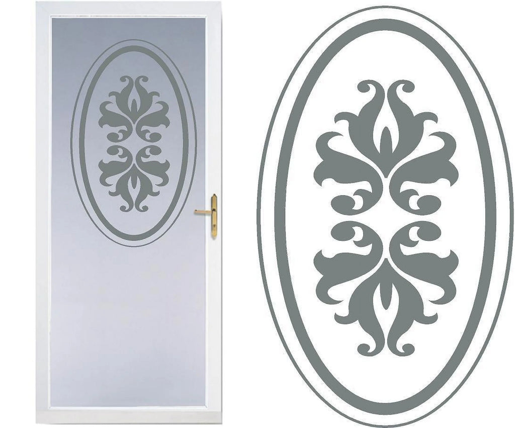 Front Modern Design DIY Etched Glass Vinyl Privacy Film