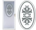Front Modern Design DIY Etched Glass Vinyl Privacy Film