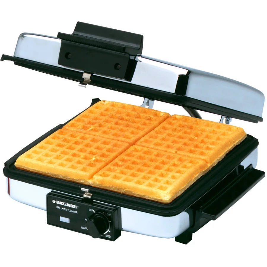 3-in-1 Waffle Maker & Indoor Grill Y415215