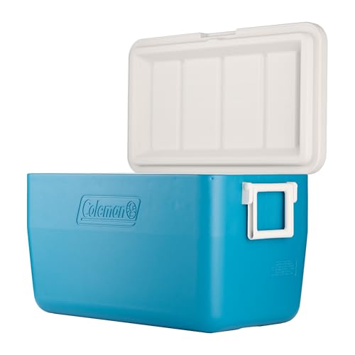 Insulated Portable Cooler with Ice Retention, 48qt W764332