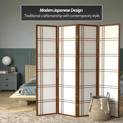 6 Panel Honey Room Divider X65165