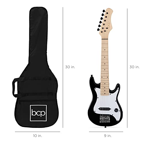 30in Kids Electric Guitar Beginner Starter Kit with Amplifier, Metallic Blue U78618
