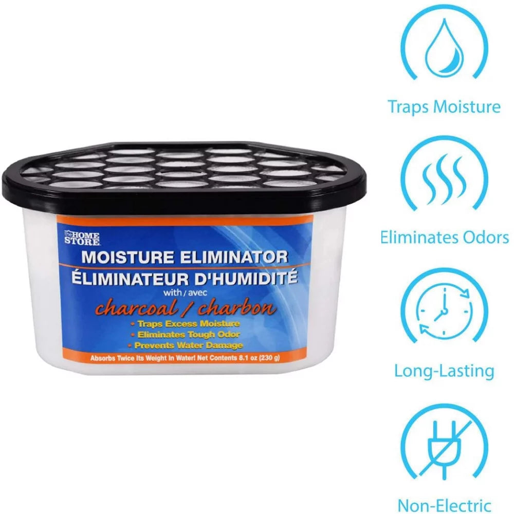 Charcoal Moisture Absorber for Closet, 3 Tubs W216