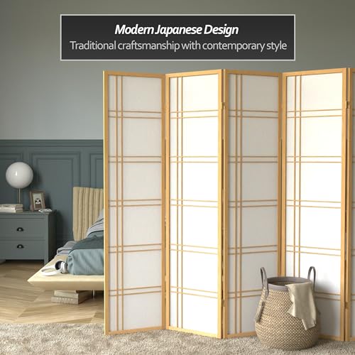 6 Panel Honey Room Divider X65165