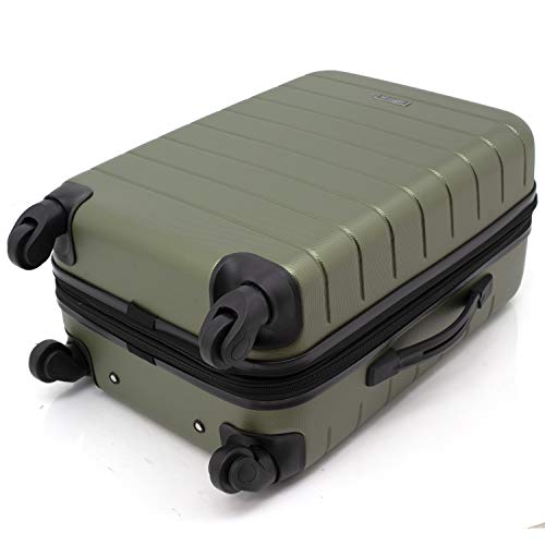 Smart Luggage Set with Cup Holder and USB Port, 20-Inch Carry-On K967