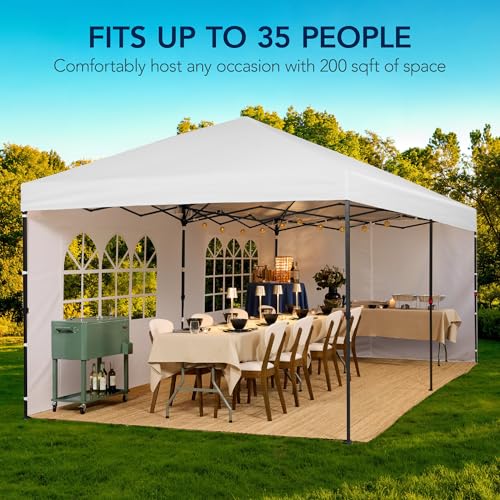 10x20 Party Tent, Waterproof Outdoor Canopy with Sidewalls Y555496