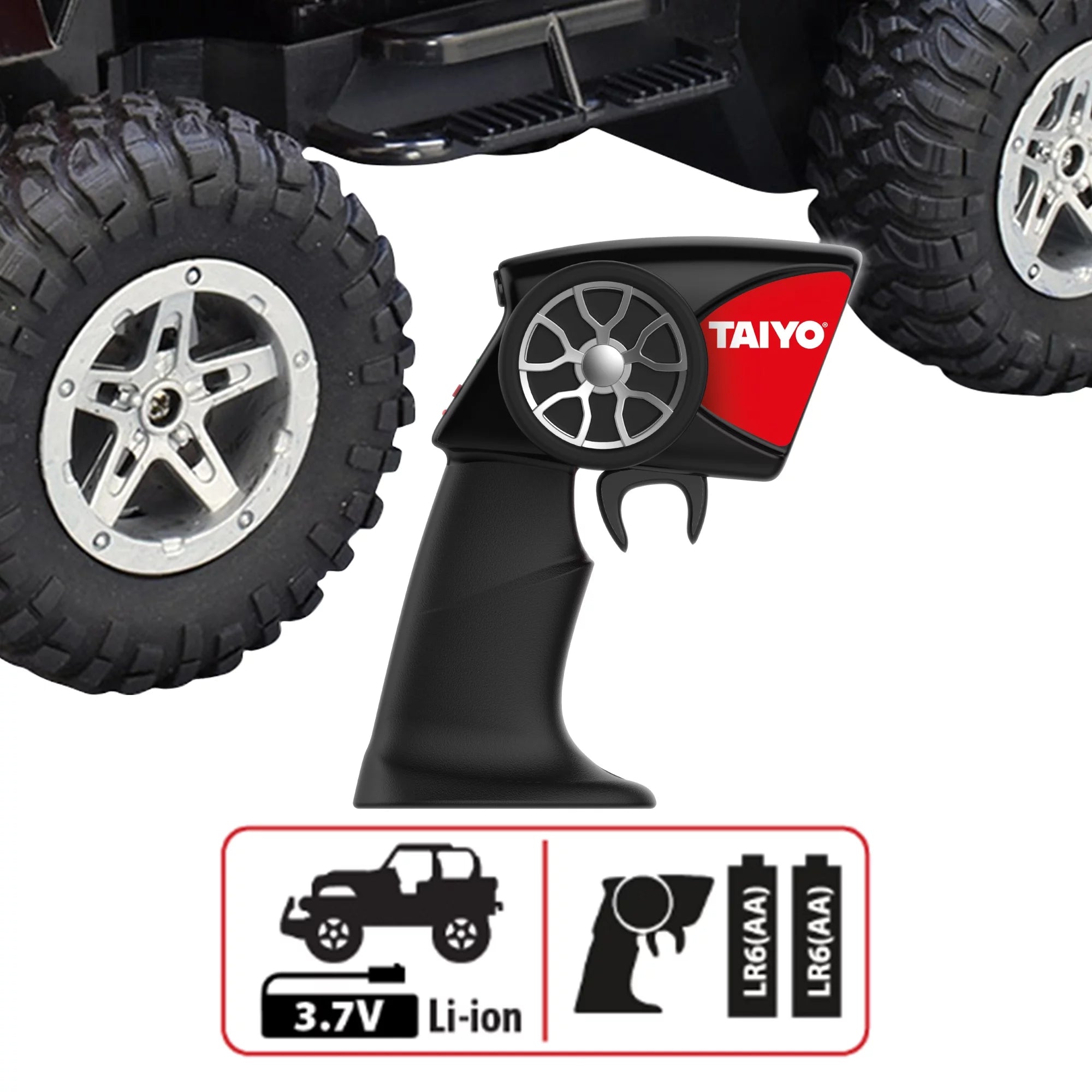 RC Truck Jeep Rubicon, 1:16 Scale Remote Control Car with Rechargeable Battery, 2.4Ghz O25040