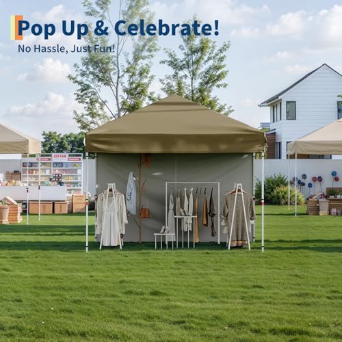 Pop Up Canopy Tent with Roller Bag and Adjustable Height O962