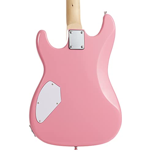 Full Size Electric Guitar with 10-Watt Amp, Black, Right Handed Beginner Kit D640