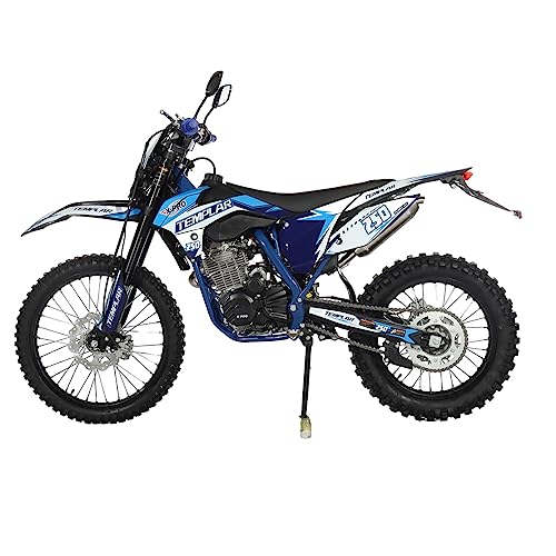 250cc Dirt Bike with 5-Speed Manual Transmission, Electric and Kick Start Q42837