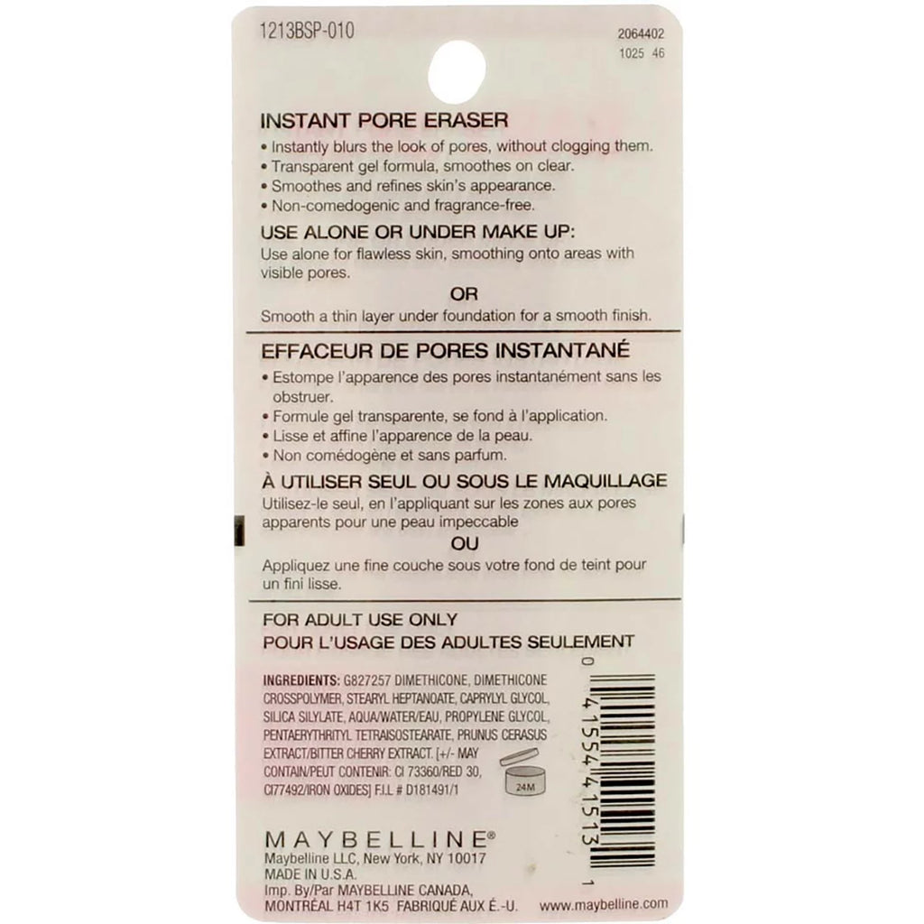 Instant Pore Eraser Primer, Clear, 0.67 fl oz (3 Pack) Z880