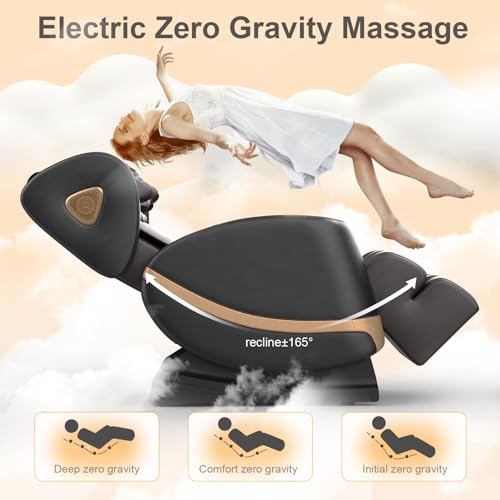 Zero Gravity Full Body Massage Chair with Heating, Foot Massage, Bluetooth Speaker L5704