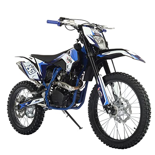 250cc Dirt Bike, 5-Speed Manual, Electric/Kick Start, 21"/18" Wheels V39817