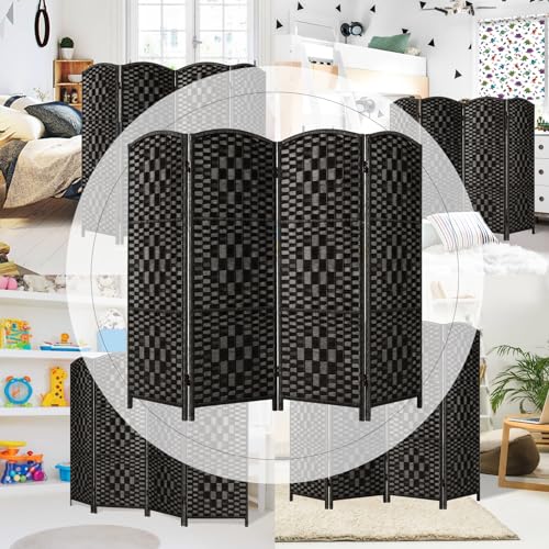 3 Panel Folding Room Divider, Privacy Screen, Dark Mocha S685