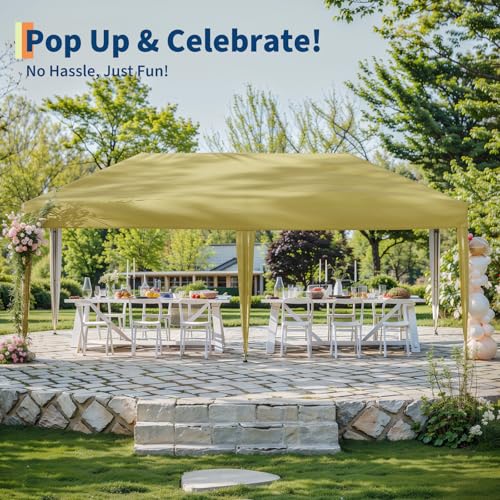 Pop Up Canopy Tent with Roller Bag and Adjustable Height O962