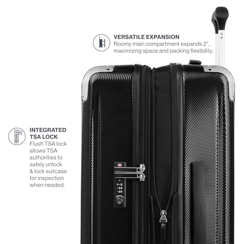 Hardside Expandable Carry-On Luggage with 8 Spinner Wheels, 21 Inch N246