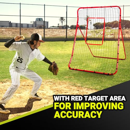 Baseball Rebounder and Pitching Net with Strike Zone O711834
