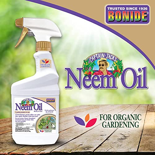 Neem Oil Spray, 32 oz, Multi-Purpose Fungicide and Insecticide Z27315